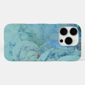 ブルーオパール抽象芸術 Case-Mate iPhoneケース (裏面 (横))