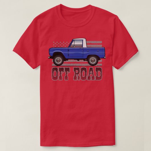 ブルーオフロード Tシャツ (デザイン正面)