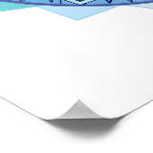 ブルーオムマンダラ ポスター (角)