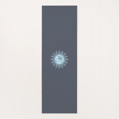 ブルーオム&マンダラピースラブヨガ ヨガマット (裏面)