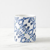 ブルーオランダアイリス –  コーヒーマグカップ (中央)