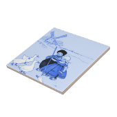 ブルーオランダキッズwithゲーゼ タイル (側面)