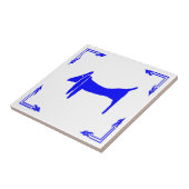 ブルーオランダダシュント抽象芸術 タイル (側面)