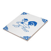 ブルーオランダチキン タイル (側面)