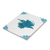 ブルーオランダハミングバード タイル (側面)