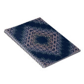 ブルーオリエンタルオーナメント。 ノートブック (右側)