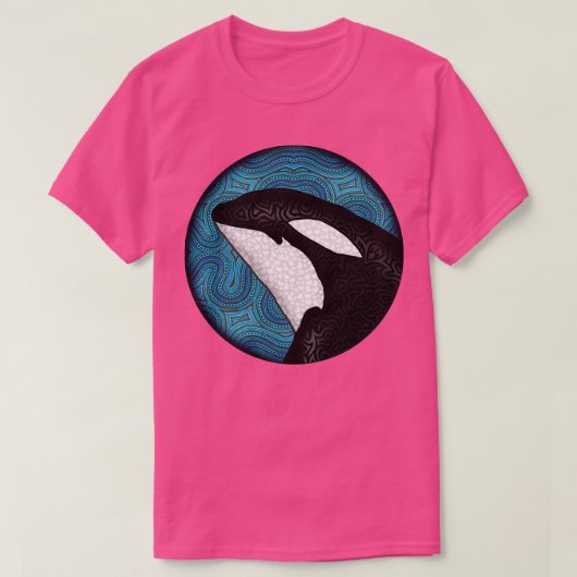ブルーオルカTシャツ Tシャツ (デザイン正面)