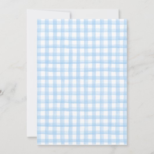 ブルーオレンジカボンプキンパッチ金ゴールドグリッター誕生日 招待状 (裏面)