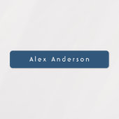 ブルーオレンジスキニー防水接着剤キッズ ラベル (デザイン1)