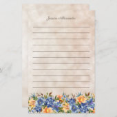 ブルーオレンジタイガーリリーフローラの並び名 (正面/裏面)