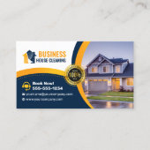 ブルーオレンジハウス洗濯外装清掃サービス 名刺 (正面)