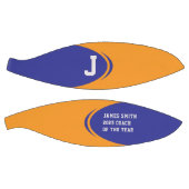 ブルーオレンジバスケパーソナライズされたットボール バスケットボール (パネル)