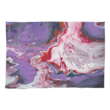 ブルーオレンジパープルレッドホワイト抽象芸術