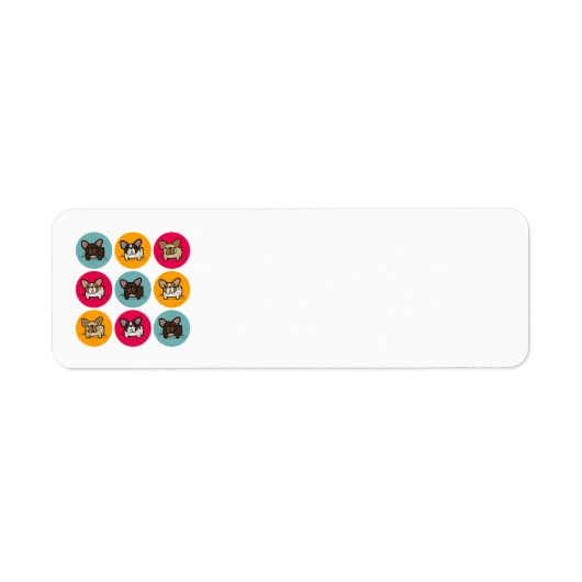 ブルーオレンジピンクフレンチー ラベル (正面)