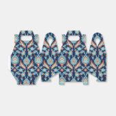 ブルーオレンジホワイトトルコ東洋花柄 フェイバーボックス (折り畳みなし)