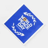 ブルーオレンジ世界平和の日の平和サイン (コーナー)