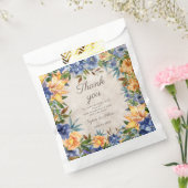 ブルーオレンジ秋秋フローラ フェイバーバッグ (封をした状態)