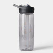 ブルーオレンジ色のバスケットボールのチームは、女の子の男の子をカラー ウォーターボトル (右面)