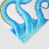 ブルーオレンジ色の触手インク 薄葉紙 (詳細)