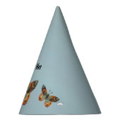 ブルーオレンジ（昆虫）オオカバマダラ、モナーク蝶オンライトブルー パーティーハット (右)