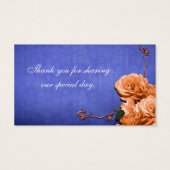 ブルーオレン結婚ジ感謝していのフラット (裏面)