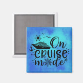 ブルーオンクルーズモード船のドアマーカー マグネット (正面/裏面)