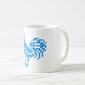 ブルーオンドリ コーヒーマグカップ (正面右)