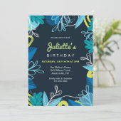 ブルーオンブルーバースデーパーティー 招待状 (スタンド正面)