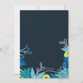 ブルーオンブルーバースデーパーティー 招待状 (裏面)