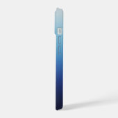 ブルーオンブレ iPhone 15ケース (左側面)
