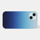 ブルーオンブレ iPhone 15ケース (裏面横)
