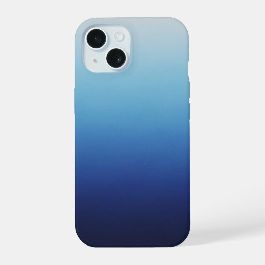 ブルーオンブレ iPhone 15ケース (裏面)