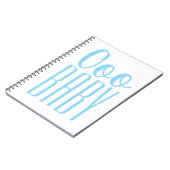 ブルーオーオベビー：ベビーシャワー贈与賞 ノートブック (左側)