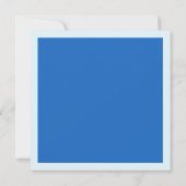 ブルーオーキッドのブライダルシャワーの招待状 招待状 (裏面)