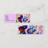 ブルーオーキッドのプロフィールカード スキニー名刺 (正面/裏面)