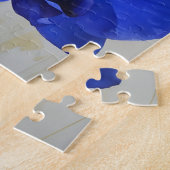 ブルーオーキッドフラワーズフローラパズル ジグソーパズル (側面)