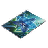 ブルーオーキッドフローラ ノートブック (左側)