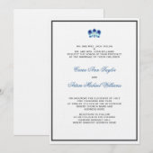 ブルーオーキッド招待状 招待状 (正面/裏面)