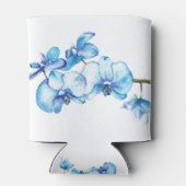 ブルーオーキッド植物芸術 缶クーラー (裏面)