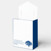 ブルーオーク素朴の木ミニマル結婚と フェイバーボックス (オープン)