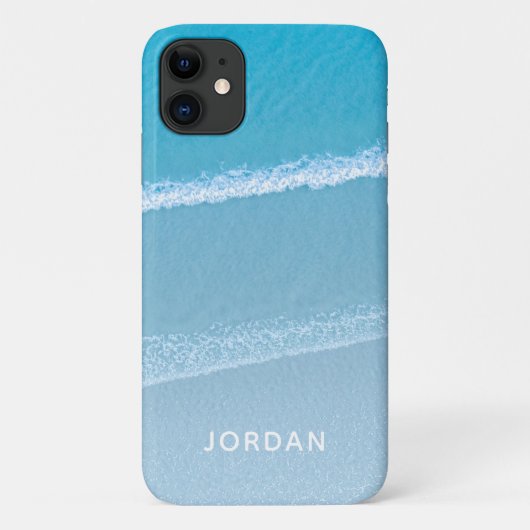 ブルーオーシャンウェーブスのモノグラムケース Case-Mate iPhoneケース iPhone 11 ケース (裏面)