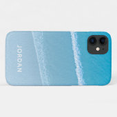 ブルーオーシャンウェーブスのモノグラムケース Case-Mate iPhoneケース iPhone 11 ケース (裏面(横))