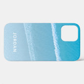 ブルーオーシャンウェーブスのモノグラムケース Case-Mate iPhoneケース iPhone 12 Proケース (裏面 (横))