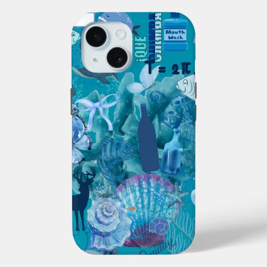 ブルーオーシャンコラージュフォンケース Case-Mate iPhoneケース (裏面)