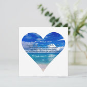 ブルーオーシャン | コングラチュレーション カード 半光沢仕上げ (スタンド正面)