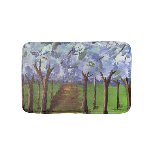 ブルーオータムウッズ バスマット (正面)