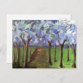 ブルーオータムウッズ ポストカード (正面/裏面)