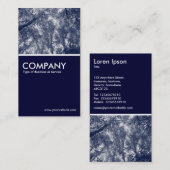 ブルーオータム – ダークネイビー 名刺 (正面/裏面)