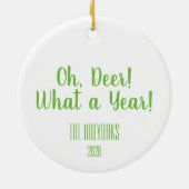 ブルーオーディアクリスマスオーナメント セラミックオーナメント (裏面)