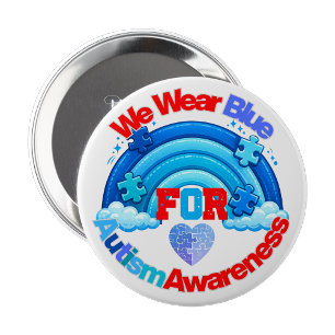 ブルーオートイズム Awareness ピンボタン バッジを身に着ける 缶バッジ